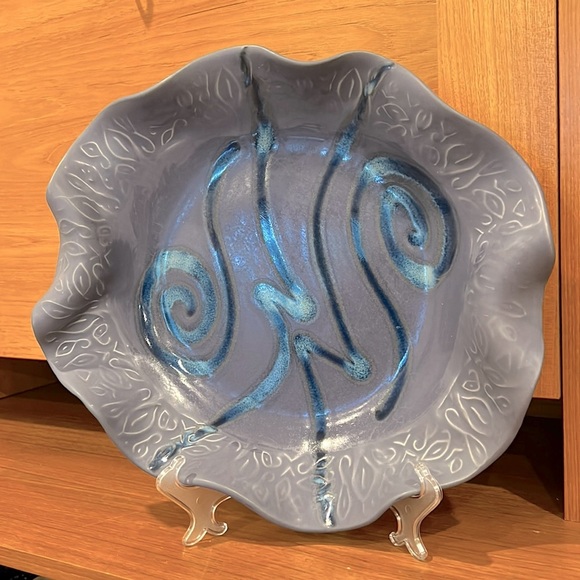 Hilborn pottery serving platter - Picture 1 of 3